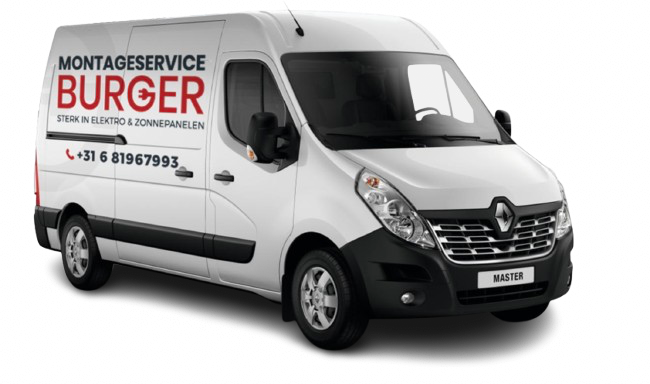 Werkbus van Montageservice Burger